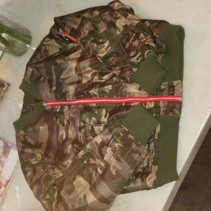 Camo puffer jacket